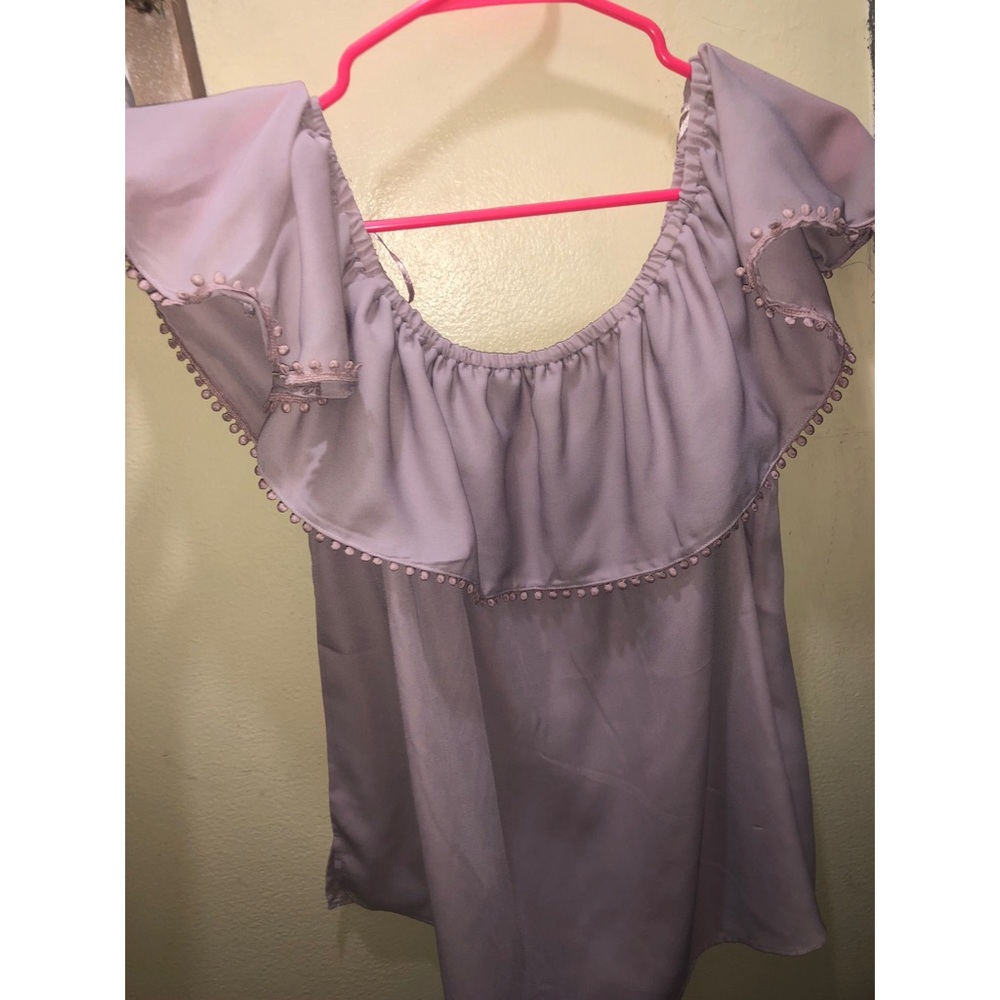 Harvé Benard lavender top - S